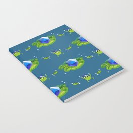 Frog Dice Pattern Notebook