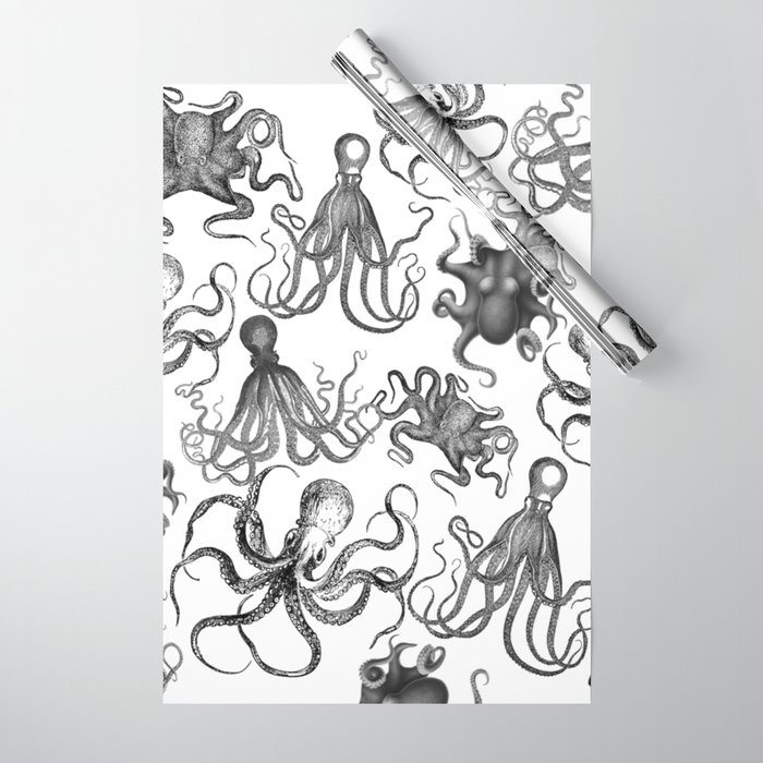 Octopus Kraken Everywhere Wrapping Paper