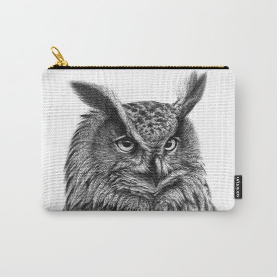 Eurasian Eagle Owl Carry-All Pouch