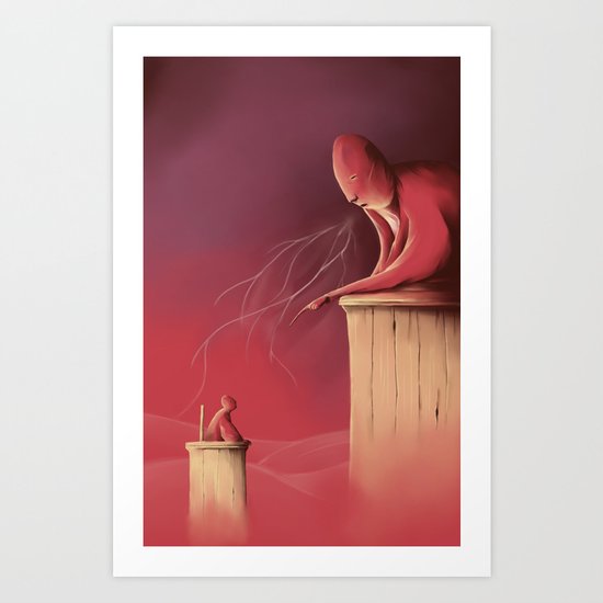 Judgement day Art Print