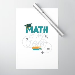 Math Is My Jam - Funny Math Teacher Mathematic Student Wrapping Paper