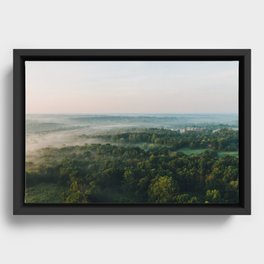 Kentucky from the Air Framed Canvas