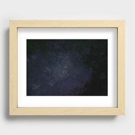 Grunge dark background Recessed Framed Print