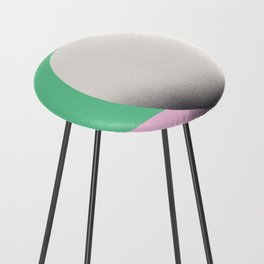 Minty abstract Counter Stool