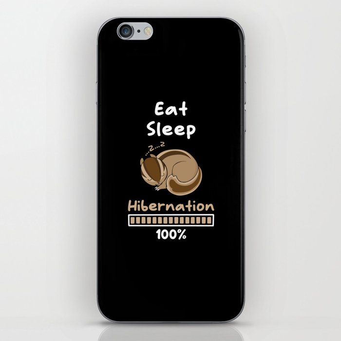 Eat Sleep Hibernation 100 Chipmunks iPhone Skin