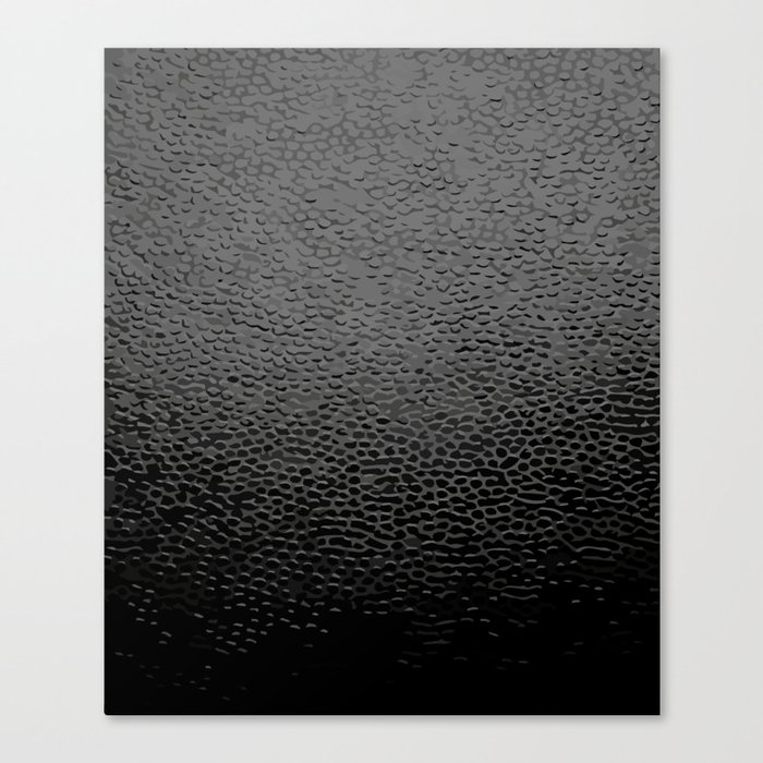 Leather Patnner - Black Canvas Print