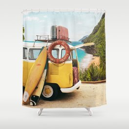 Surf Trip Shower Curtain