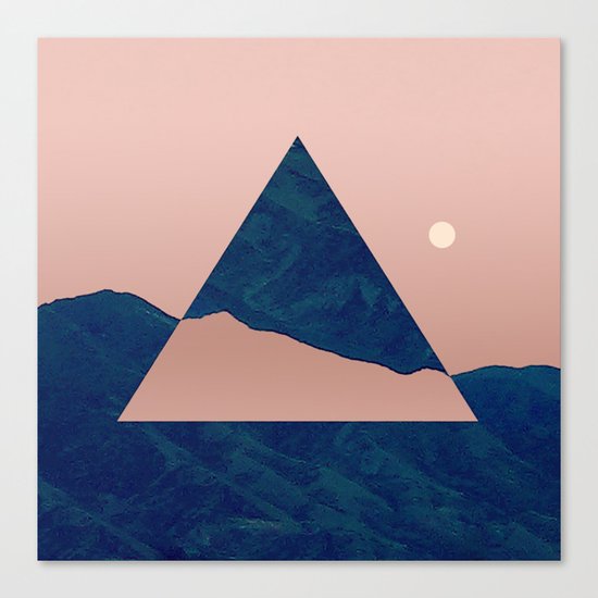 Triangle - Opposite Canvas Print