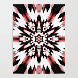 Abstract flower Poster