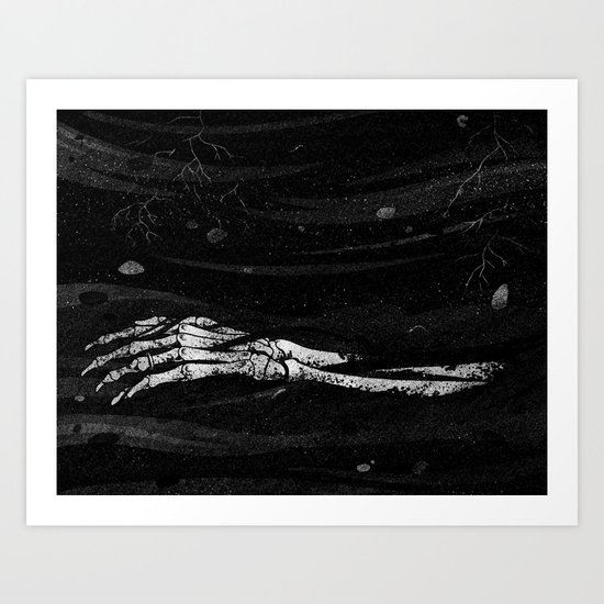Skeleton Art Print
