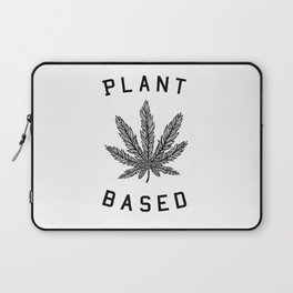 plant based marijuana leaf Laptop Sleeve