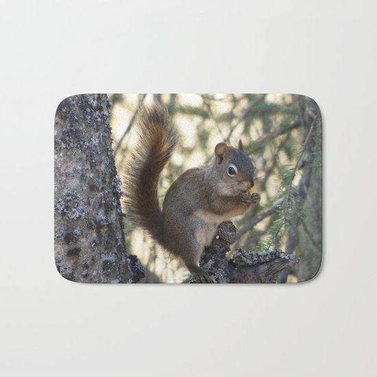 Soldotna Red Squirrel Bath Mat