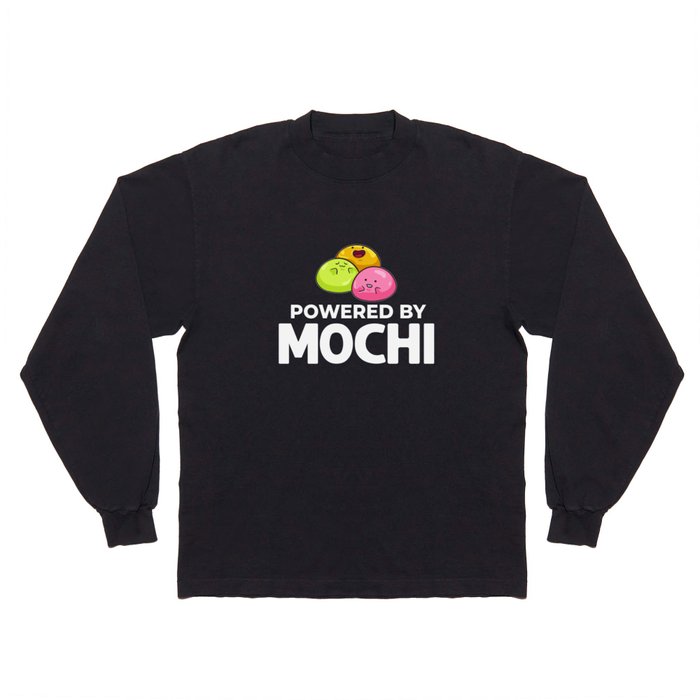 Mochi Ice Cream Donut Rice Cake Balls Long Sleeve T Shirt