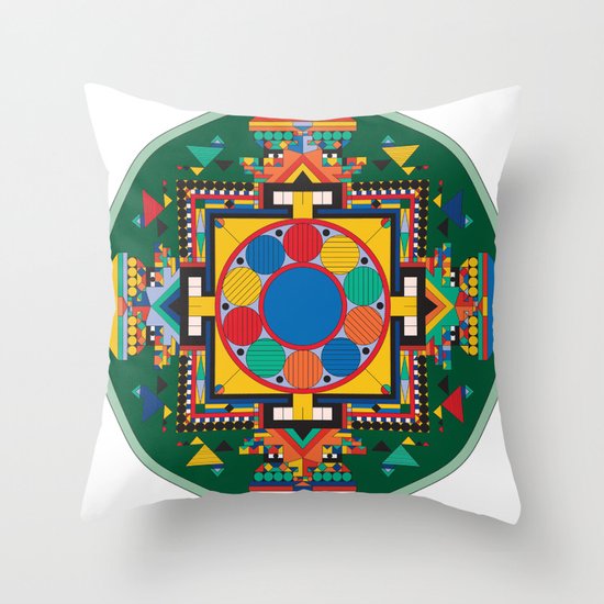 Mandala Throw Pillow
