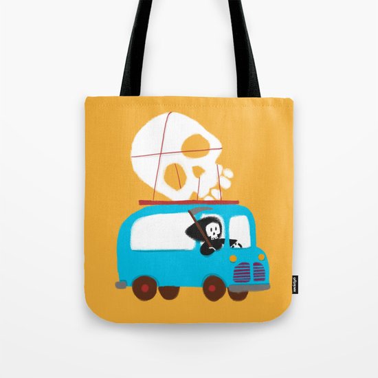 Death on wheels Tote Bag