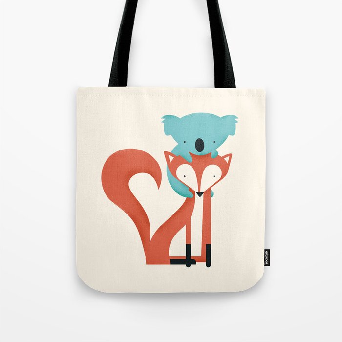 Fox & Koala Tote Bag