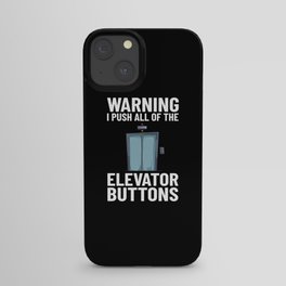 Elevator Buttons Mechanic Technician Door Lift iPhone Case