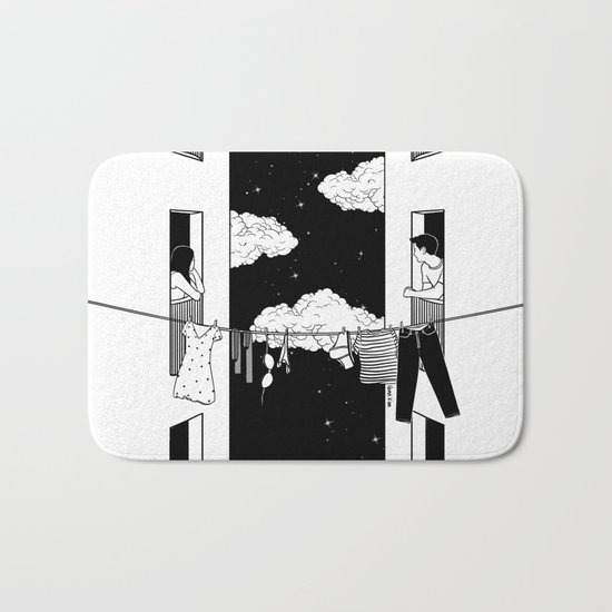 Thinking about you Bath Mat