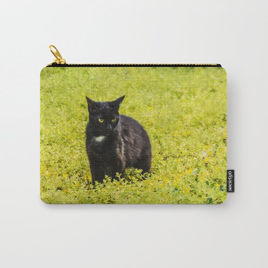 Black and Yellow Carry-All Pouch
