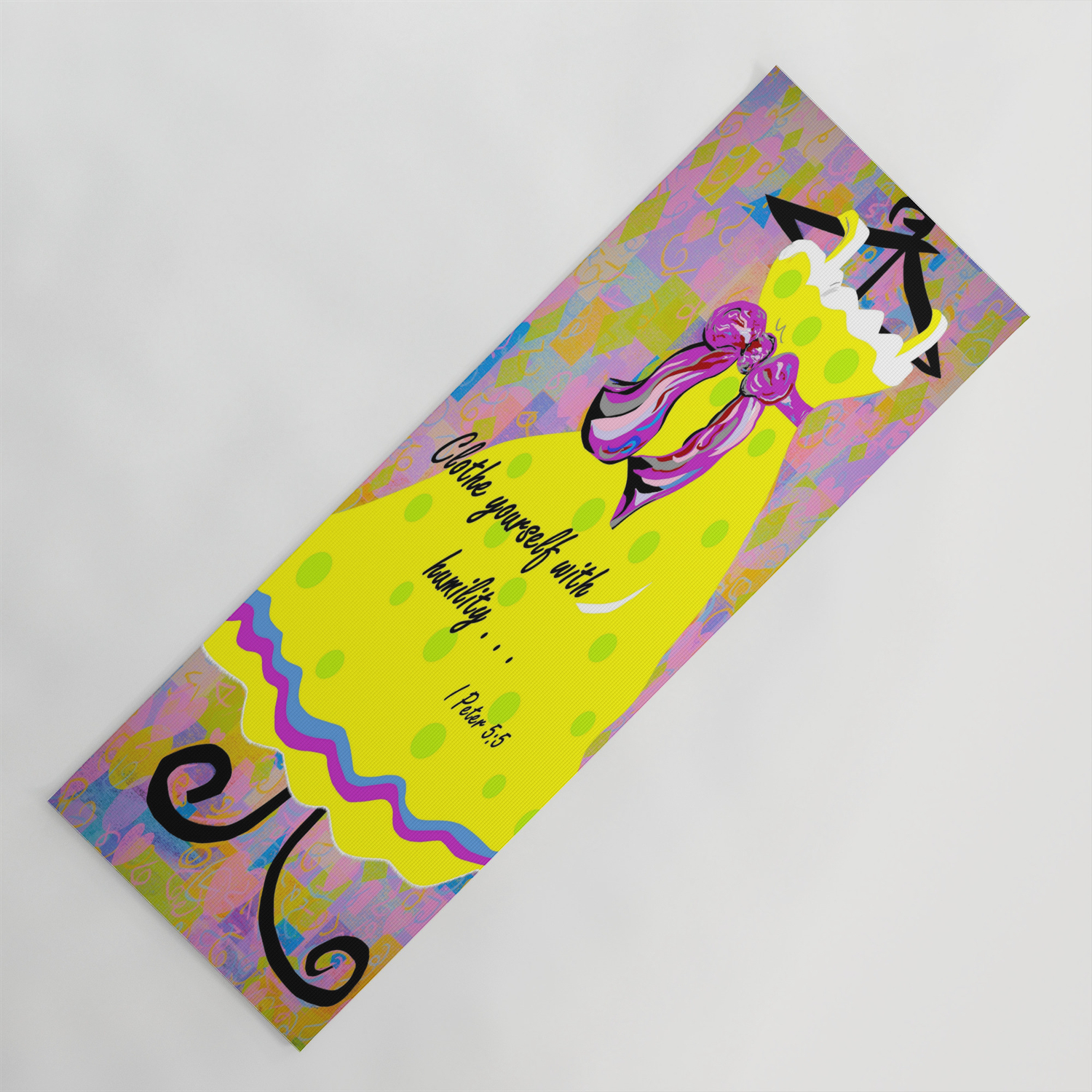 Clothe Yourself With Humility Yoga Mat By Eloiseart Society6