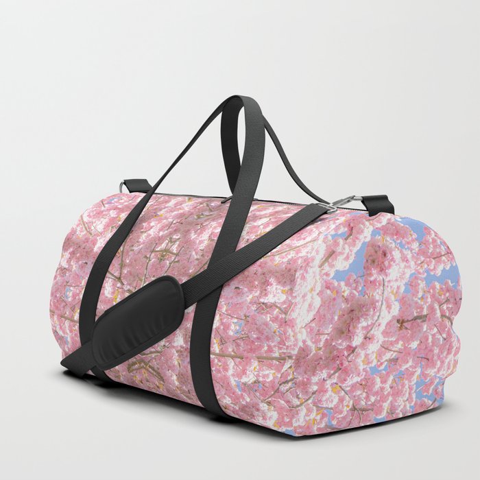 Japanese cherry - vintage look - spring - floral art Duffle Bag
