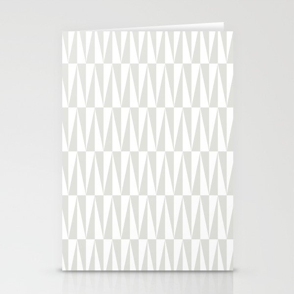 Mid Century Modern Triangles Stationery Cards