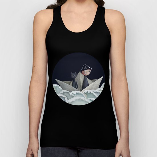 The Pirate Ship Unisex Tank Top