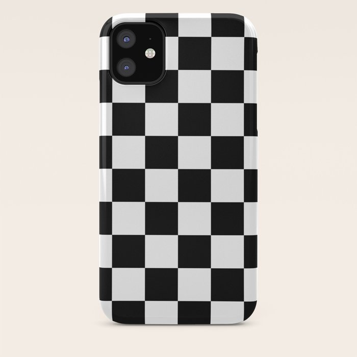 Black White Checker Checkerboard Checkers Iphone Case By Vintageappeal623 Society6