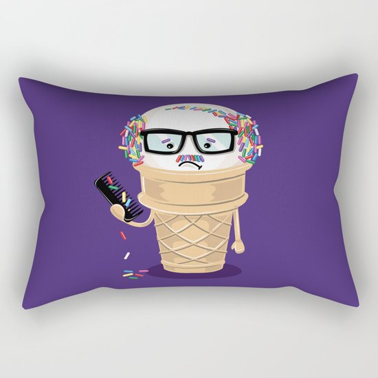 Ice Cream Coneover Rectangular Pillow