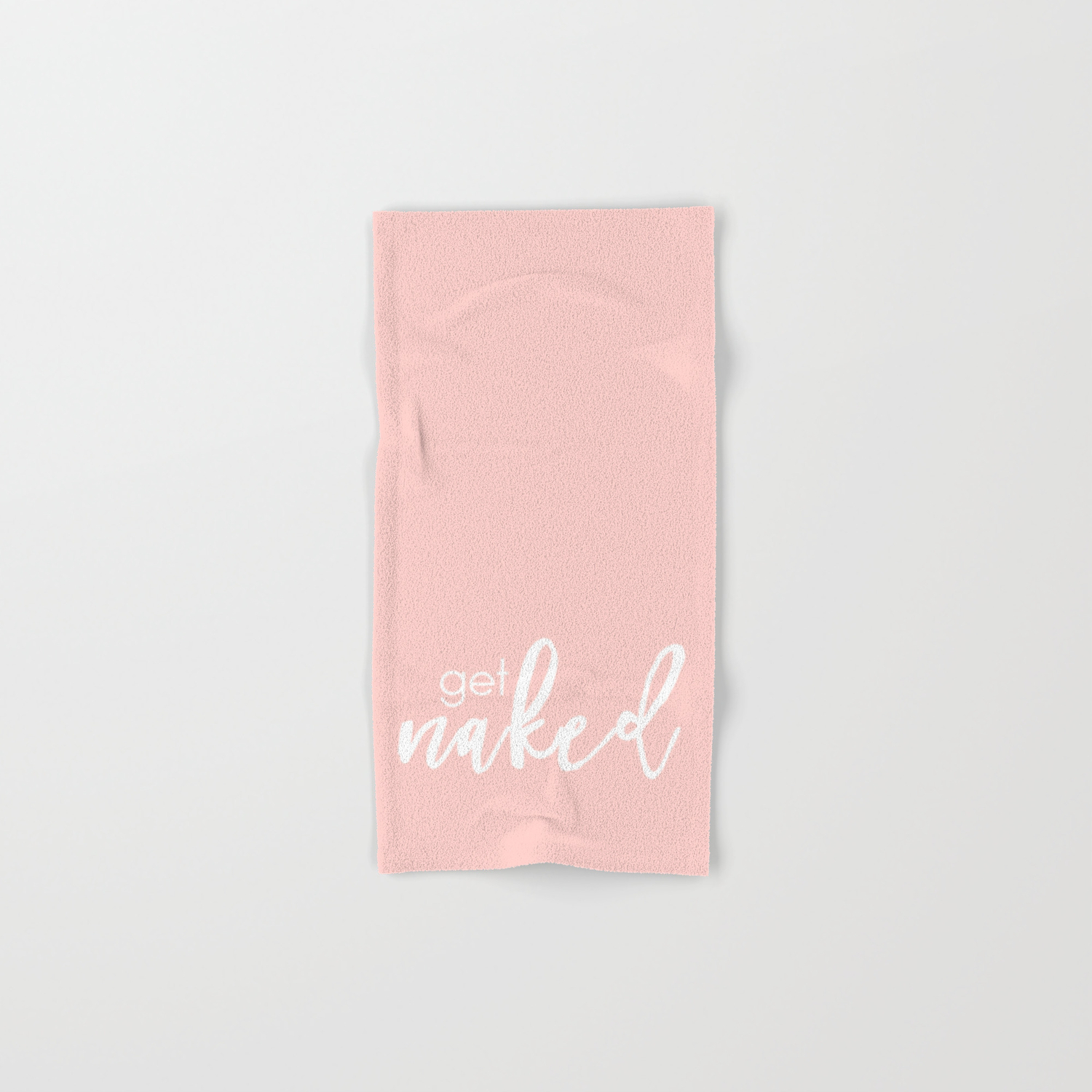 Bathroom Decor Get Naked White On Light Pink Hand Bath