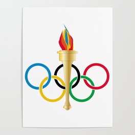 Olympic Rings Poster