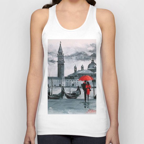 Romantic Venice Unisex Tank Top