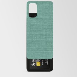Moss Green Heritage Hand Woven Cloth Android Card Case