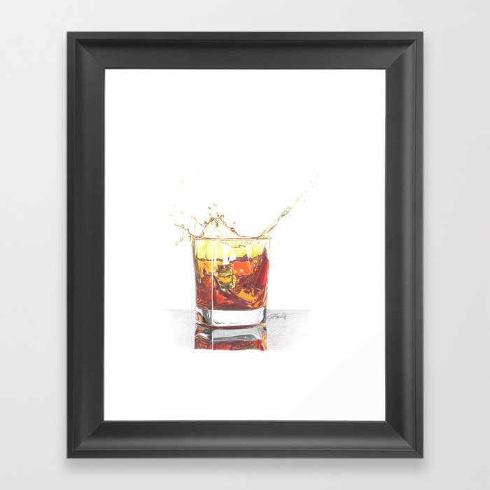 Whiskey Framed Art Print