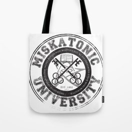Miskatonic University Emblem (light version) Tote Bag
