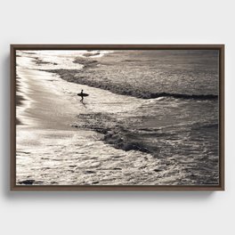 Summer Surf HB19 Framed Canvas
