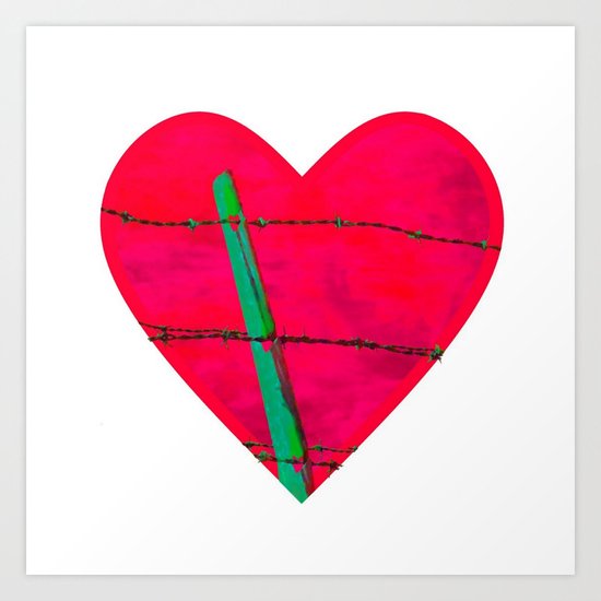 Guarded Art Print