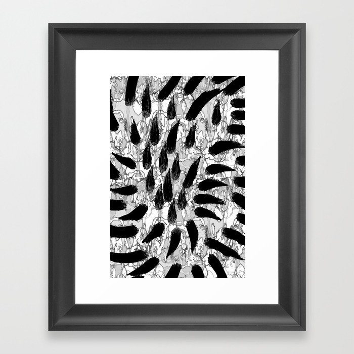 ID547 - There is Calm Beneath There Framed Art Print
