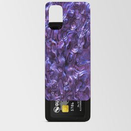 Abalone Shell | Paua Shell | Sea Shells | Patterns in Nature | Violet Tint | Android Card Case