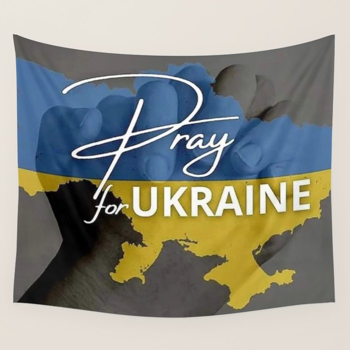pray for ukraine album 2022 atindedek1 Wall Tapestry by yuprastu  Society6