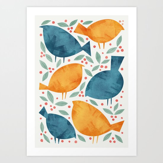 Birds Art Print
