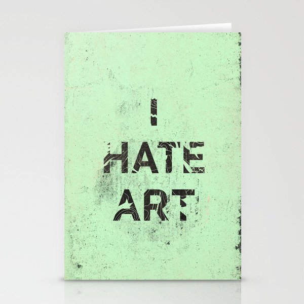 I HATE ART / PAINT Stationery Cards