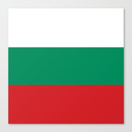 Bulgaria Flag Print Bulgarian Country Pride Patriotic Pattern Canvas Print
