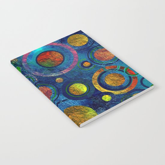 Full of Golden Dots - color variation Notebook