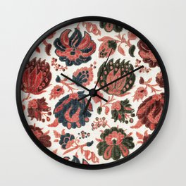 Italian floral pattern in high resolution from 17th century Wall Clock