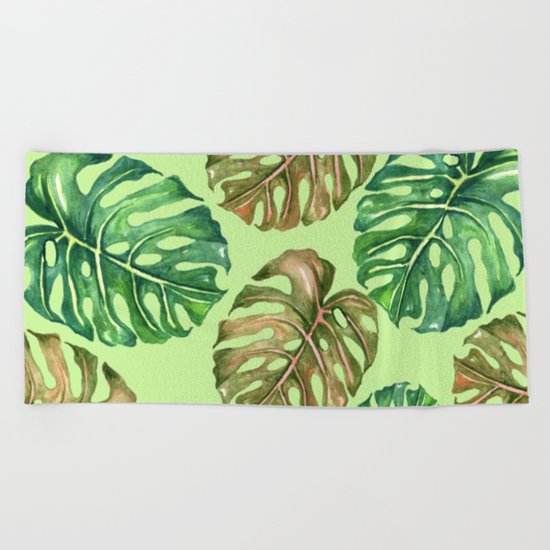 Tropical Summer #1 Beach Towel