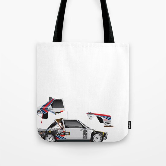 Henri Toivonen-Sergio Cresto, Lancia Delta S4, 1986 Tote Bag