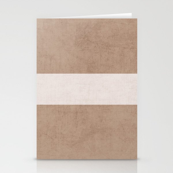 natural and white classic Stationery Cards