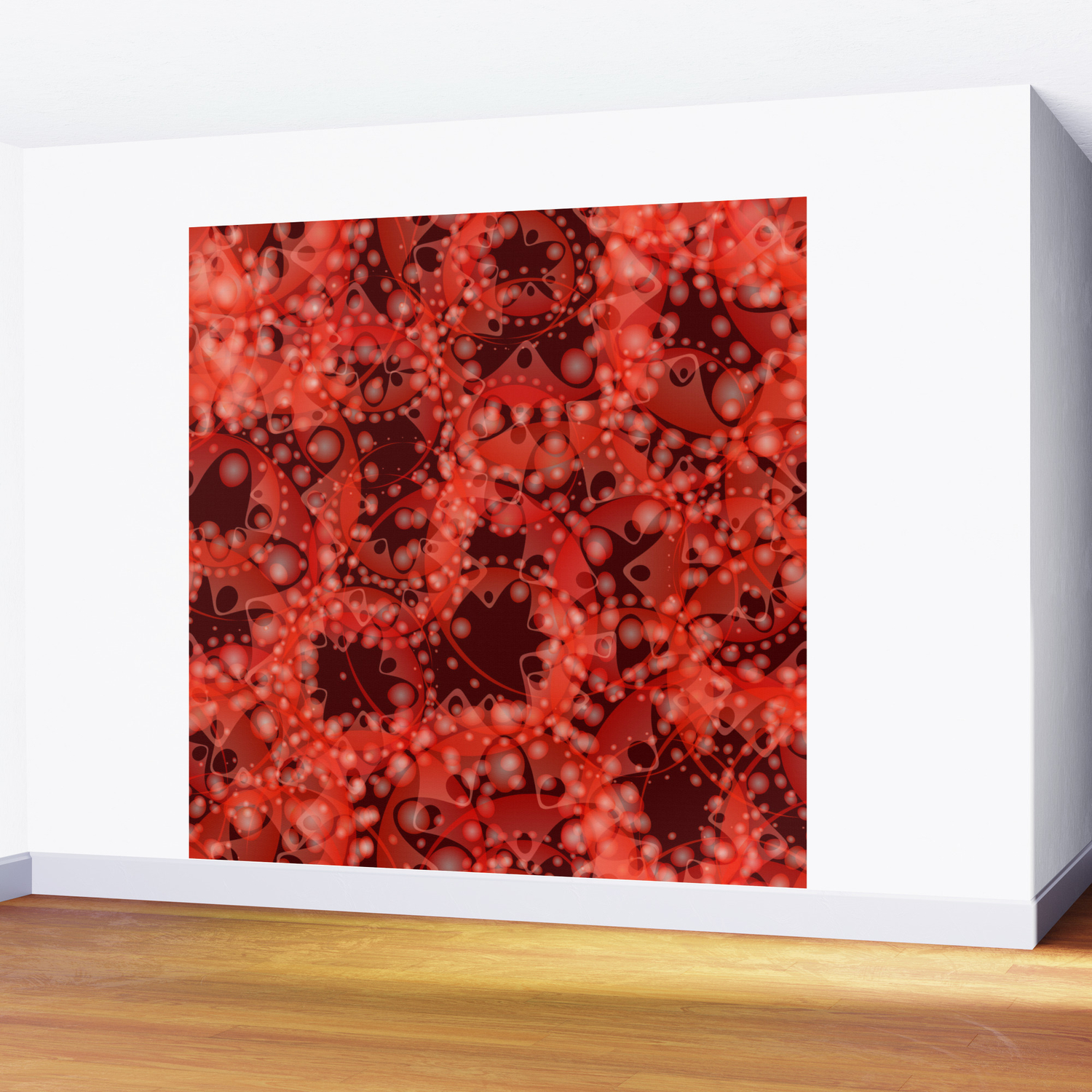 Spring Pastels Gently Pearl And Ruby Circles And Ellipses With The