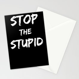 Funny graphics for sarcastic people gift for Christmas Stationery Cards